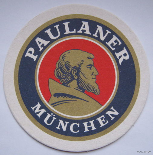 Подставка под пиво Paulaner /Германия/. Вар.1.