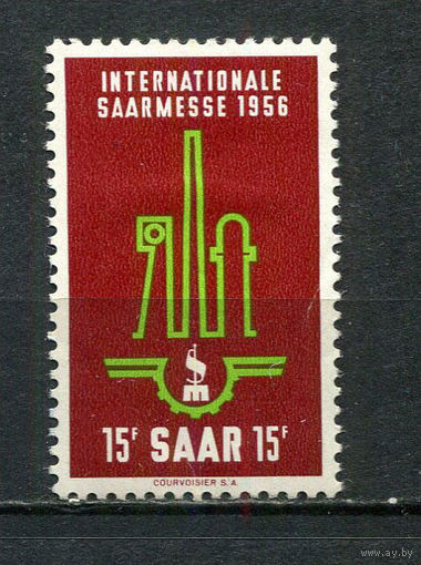 Саар - Французский протекторат - 1956 - Саарская ярмарка - [Mi. 368] - полная серия - 1 марка. MH.  (Лот 98FN)-T25P24