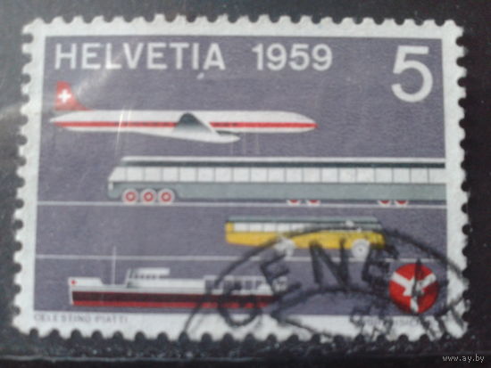 Швейцария 1959 Транспорт