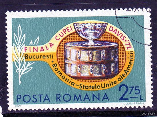 Румыния.Спорт.Финал Кубка Дэвиса по теннису.Румыния-США.Бухарест.1972.