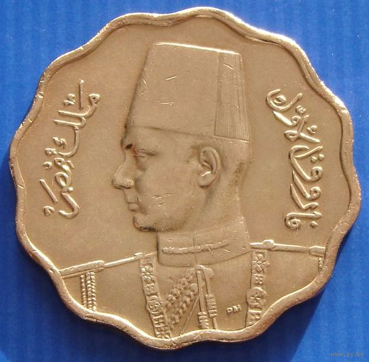 Египет.  10 миллим 1943 года  KM#361