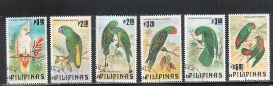 Филиппины-1984 (Мих.1556-1561) гаш. , Фауна, Попугаи (полная серия)