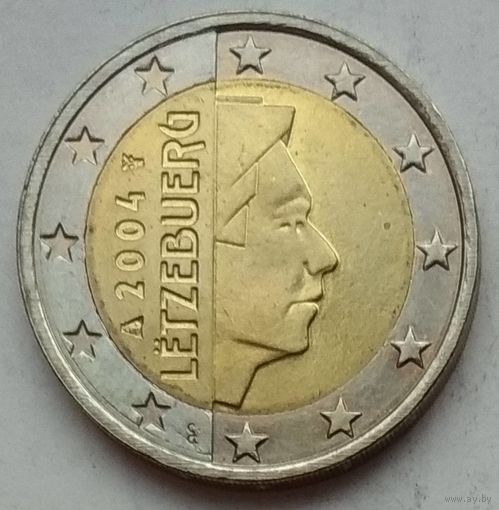 Люксембург 2 евро 2004 г.