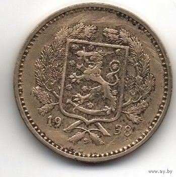 ФИНЛЯНДСКАЯ РЕСПУБЛИКА. 10 марок 1938 S