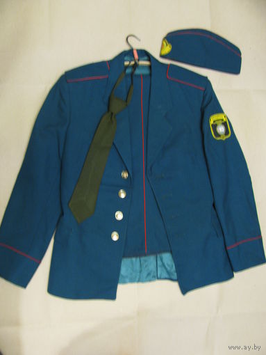 Костюм ученика военно-патриотического класса РБ. брюки, пиджак, галстук, пилотка
