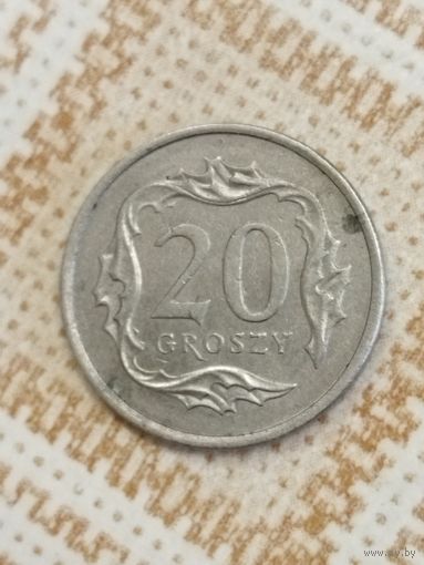 20 грошей 1992 Польша