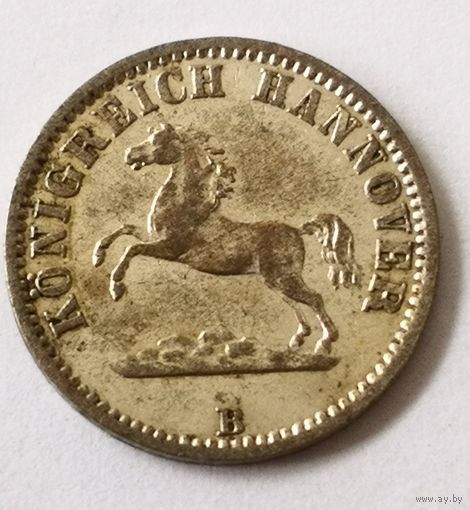 Ганновер 1/2 гроша, 1858 г.
