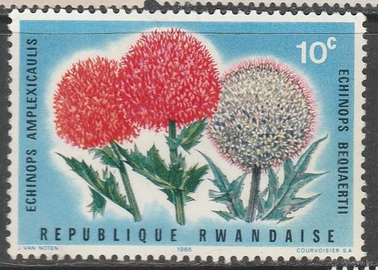 Руанда /Цветы/ 1966г