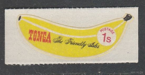 Тонга 1s 1969г -марка банан