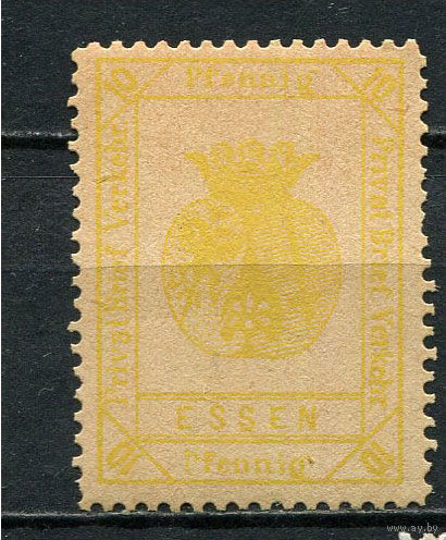 Германия - Эссен - Местные марки - 1888 - Герб 10Pf - [Mi.18A] - 1 марка. Чистая без клея.  (Лот 83CU)