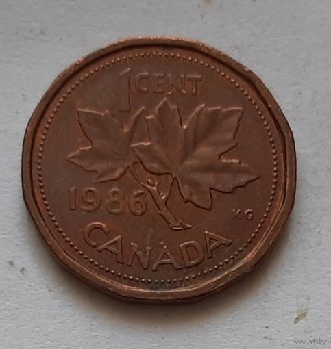 1 цент 1986 г. Канада