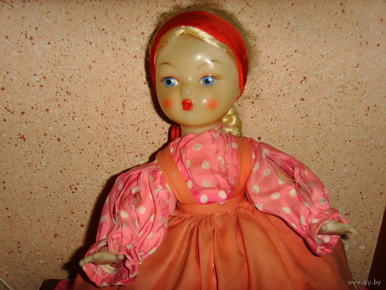 Кукла-грелка паричковая СССР на самовар