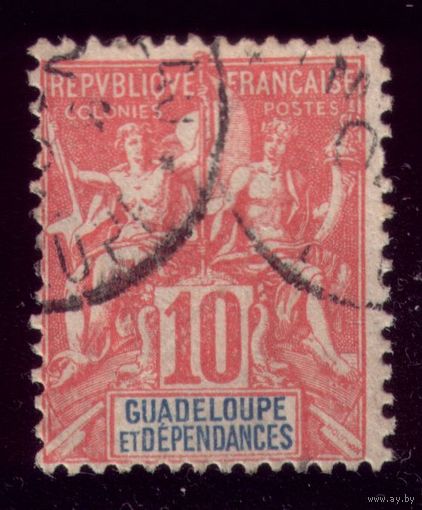 1 марка 1900 год Гваделупа 41