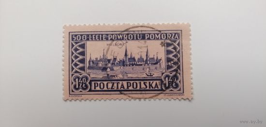 Польша 1954. 500-летие восстановления Поморья после второго Торуньского договора, Торн