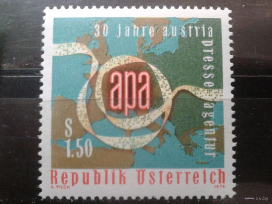 Австрия 1976 30 лет Австрийскому пресс-агентству**