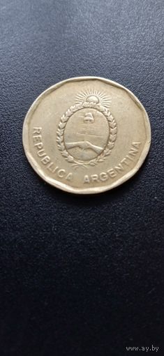 Аргентина 10 сентаво 1986 г.