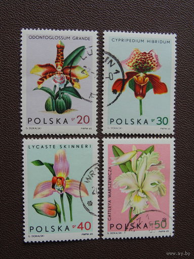 Польша 1965г. Флора.