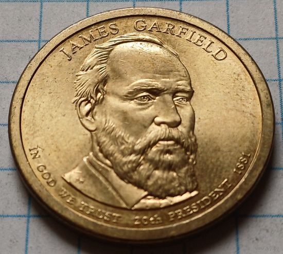 США 1 доллар, 2011       P   Президент США - Джеймс Гарфилд     ( 3-6-2 )