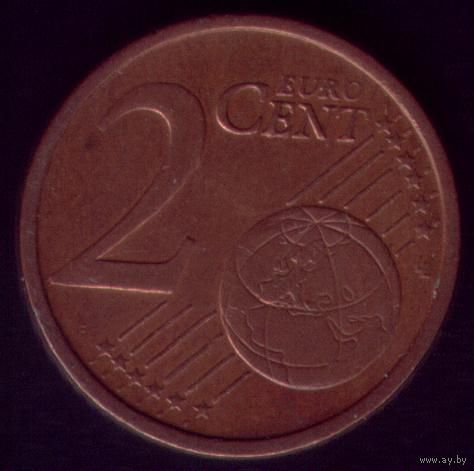 2 евроцента 2002 год Германия D