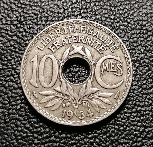 10 сантимов 1934