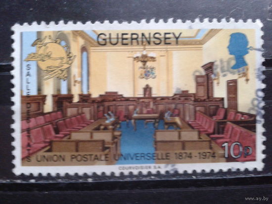 Гернси 1974 Зал заседаний администрации Гернси