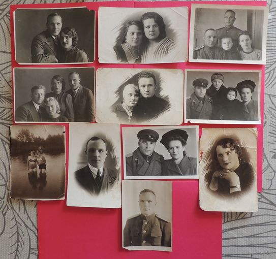 Фото "История одной семьи", 1934-1949 гг., 11 шт.