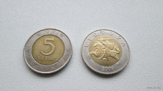 5 литов 2009 год