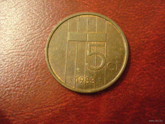 5 центов 1983 год Нидерланды