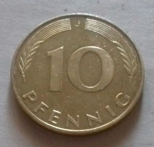 10 пфеннигов, Германия 1990 J