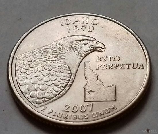 25 центов, квотер США, штат Айдахо, P D