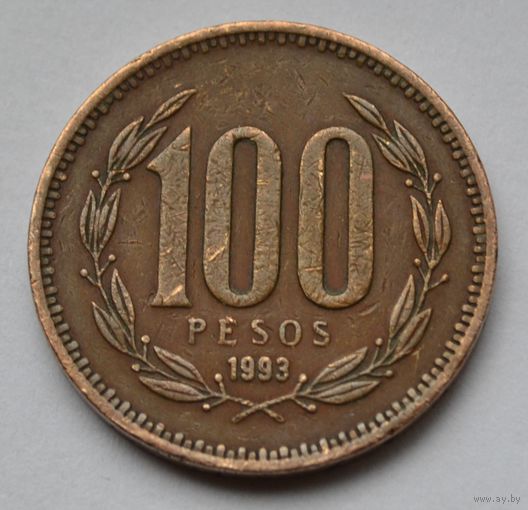Чили 100 песо, 1993 г.