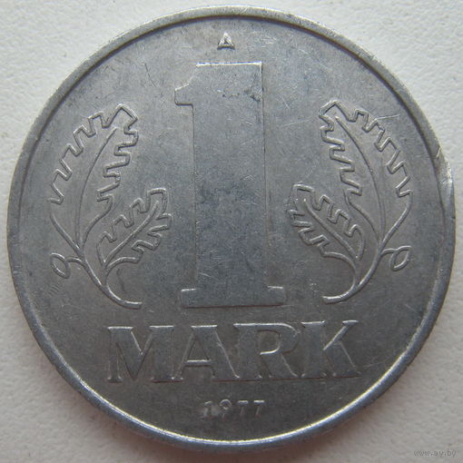 ГДР (Германия) 1 марка 1977 г. (d)