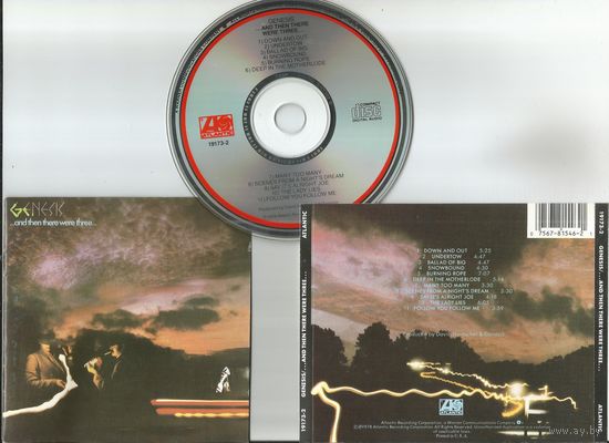 GENESIS... And Then There Were Three (remastered USA аудио CD 1987)