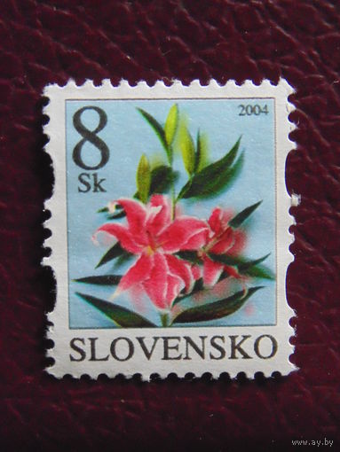 Словакия 2004 г. Цветы.