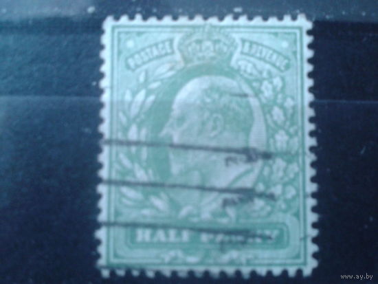 Англия 1904 Король Эдуард 7 1/2 пенни