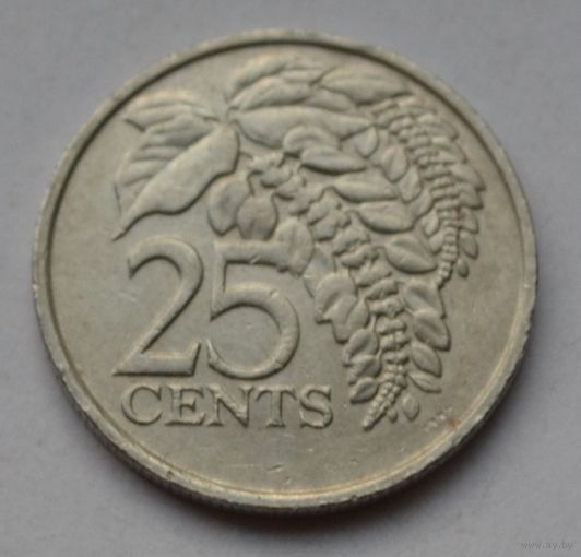 Тринидад и Тобаго 25 центов, 1984 г.