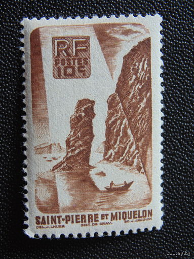Французские острова Сен-Пьер и Микелон 1947 г.