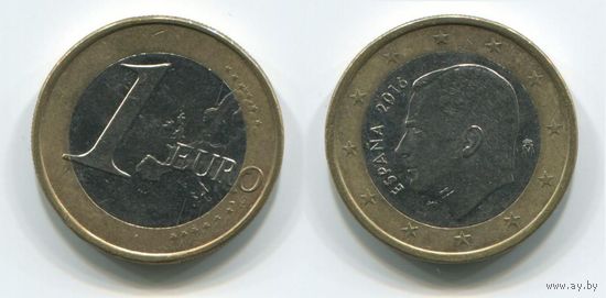 Испания. 1 евро (2016, XF)