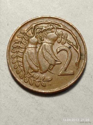 Новая Зеландия 2 цента 1969 года .
