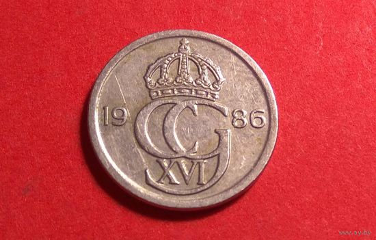 10 эре (оре) 1986 D. Швеция.