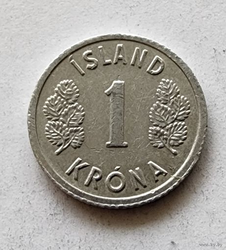 Исландия 1 крона, 1980