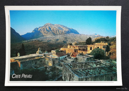 Греция. Виды городов. Чистая открытка #0038-V2P19