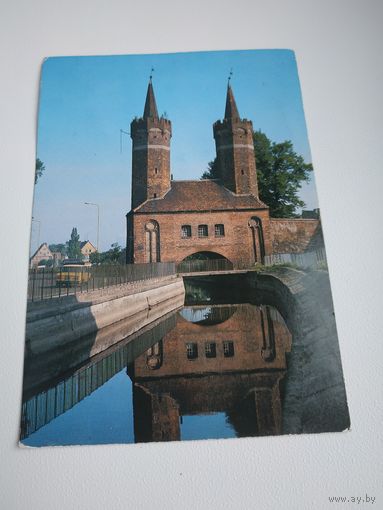 Открытка-фото (почтовая карточка) "STARGARD SZCZECINSKI", 1984 г, Польша, Polska