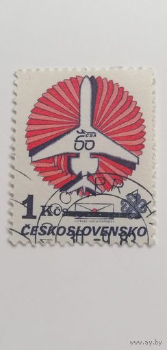 Чехословакия 1983. Всемирный год связи и 60-летие чехословацких авиалиний