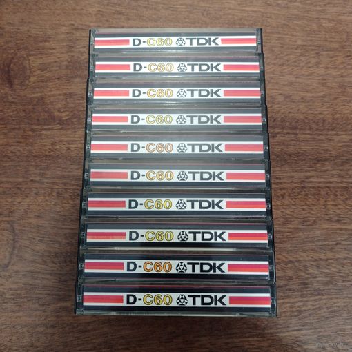 Аудиокассеты TDK D-C60 (1972 г.в.) цена за блок