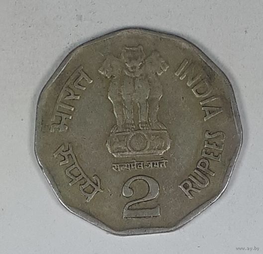 Индия 2 рупия 1999 Чхатрапати Шиваджи
