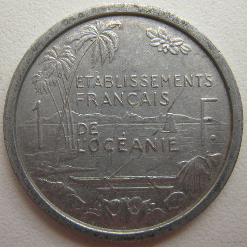 Океания Французская 1 франк 1949 г.