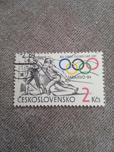Чехословакия 1984. Зимняя олимпиада Сараево-84. Биатлон