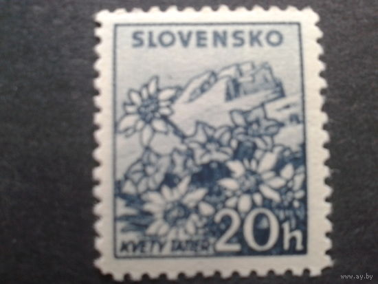 Словакия 1944 цветы