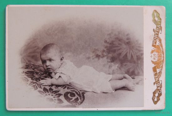 Фото кабинет-портрет "Малыш", г. Сквирь, до 1917 г., фот. Петров